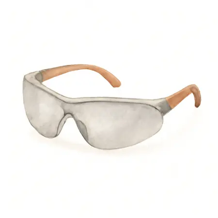 Water color illustrative image of a generic Safety Glasses with Smoke Lenses