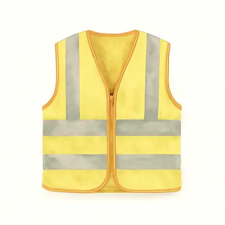 Water color illustrative image of a generic Safety Vest