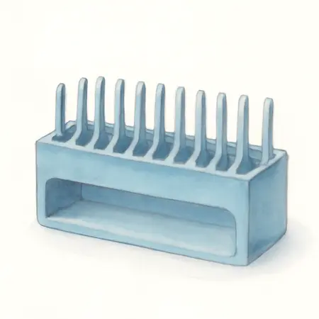 Water color illustrative image of a generic Screwdriver Rack