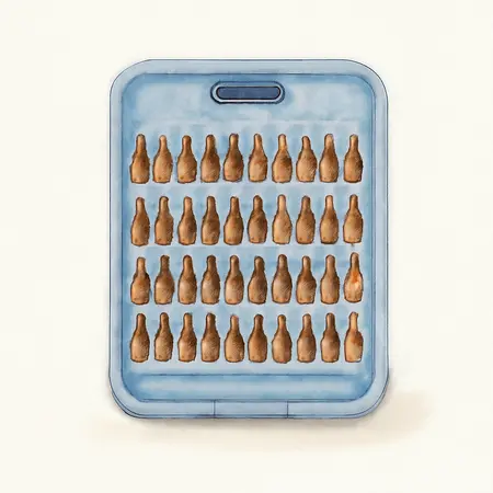 Water color illustrative image of a generic WARRIOR Security Bit Set with Case, 100 Piece