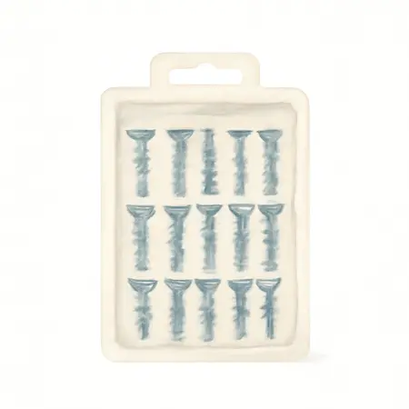Water color illustrative image of a generic Self-Tapping Wood Screw Set, 120 Piece