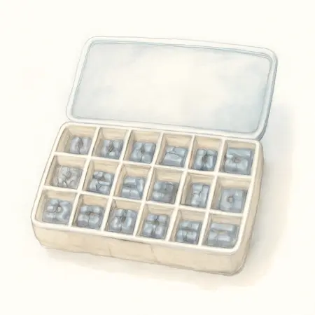 Water color illustrative image of a generic Set Screw Assortment, 150 Piece