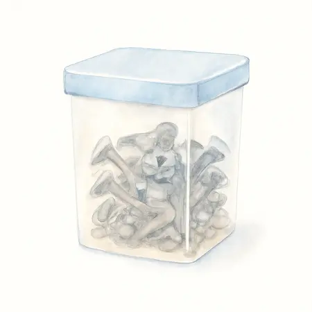 Water color illustrative image of a generic Sheet Metal Screw Storehouse, 550 Piece