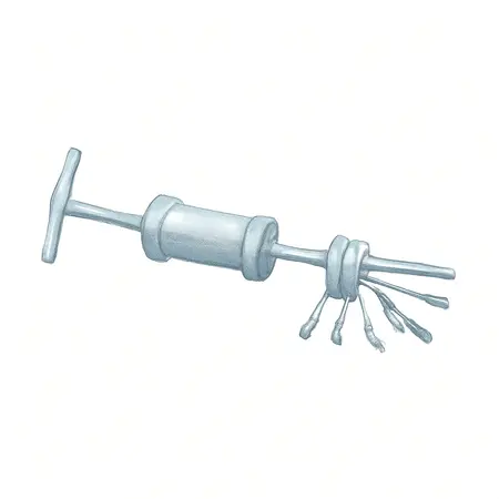 Water color illustrative image of a generic Slide Hammer and Puller Set, 14 Piece