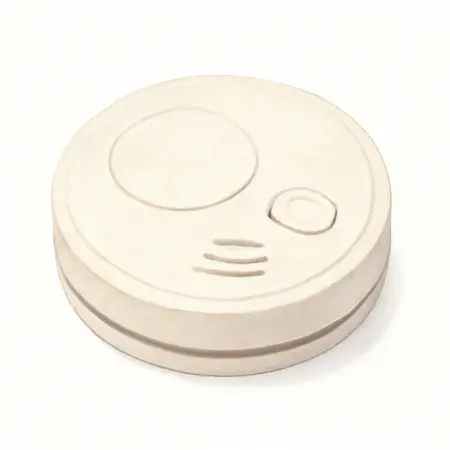 Water color illustrative image of a generic Slim Photoelectric Smoke Alarm with 10-Year Battery
