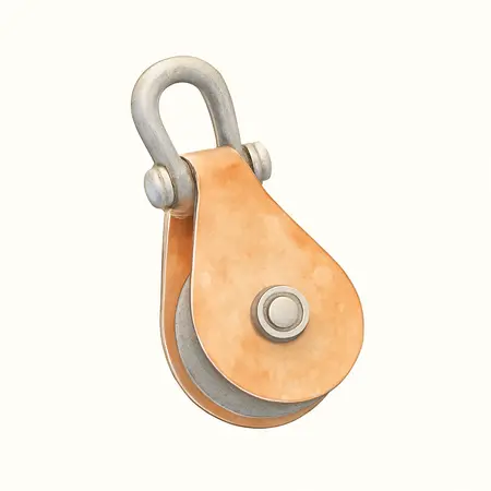 Water color illustrative image of a generic Snatch Block