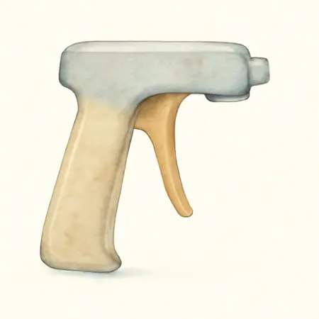 Water color illustrative image of a generic Spray Can Grip