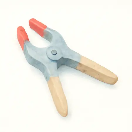 Water color illustrative image of a generic Spring Clamp Set, 14  Pc.