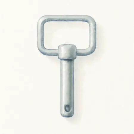 Water color illustrative image of a generic Square Bail PTO Lock Pin