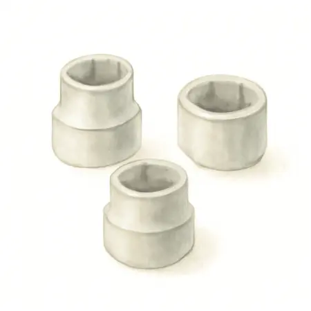Water color illustrative image of a generic Square Drive Socket Caps, 3 Piece