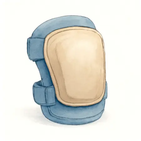 Water color illustrative image of a generic Stabilizer Gel Knee Pads