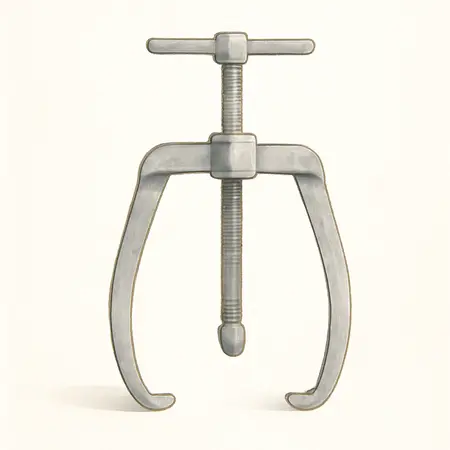 Water color illustrative image of a generic PITTSBURGH Steering Wheel Remover Set