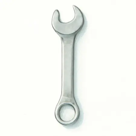 Water color illustrative image of a generic Stubby Professional Metric Combination Wrench Set, 10 Pc.