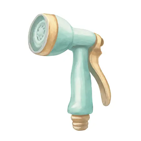 Water color illustrative image of a generic Adjustable Spray Hose Nozzle