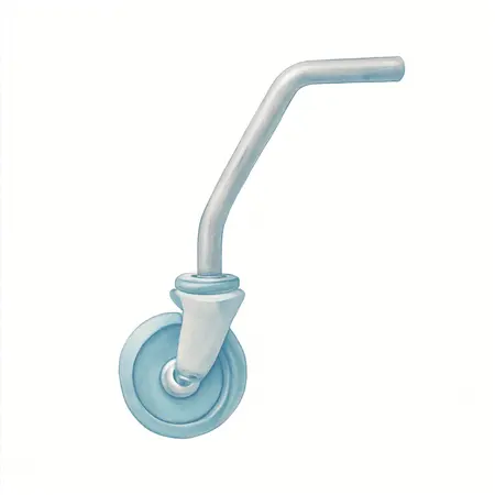 Water color illustrative image of a generic Swivel Handle for Wooden Dolly
