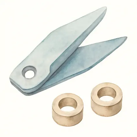 Water color illustrative image of a generic Swivel Shears Replacement Blades and Bushings