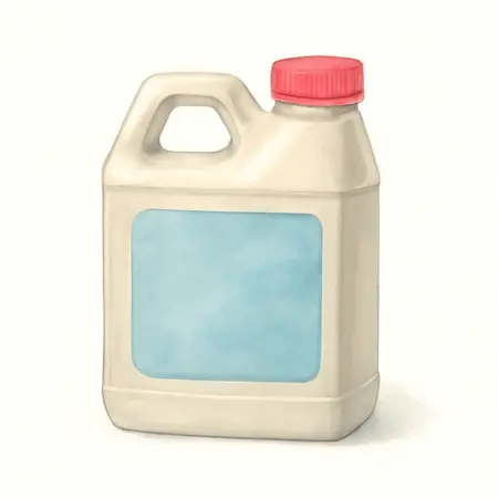 Water color illustrative image of a generic 8 oz. Synthetic Two Cycle Engine Oil