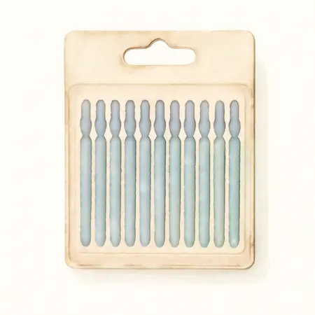 Water color illustrative image of a generic T-shank General Purpose Jig Saw Blade Set, 30 Piece