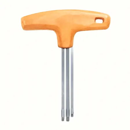 Water color illustrative image of a generic Professional High Torque T-Handle TORX Key Set, 8 Piece