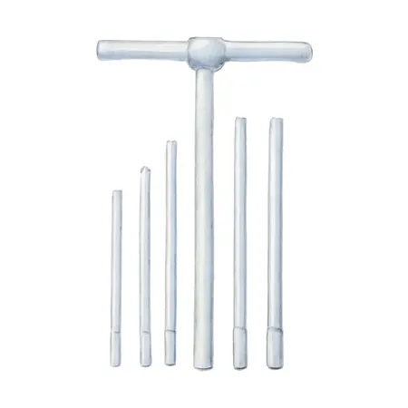 Water color illustrative image of a generic Telescoping Gauge Set, 6 Piece
