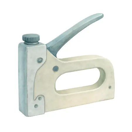 Water color illustrative image of a generic Three-Way Tacker Staple Gun Kit