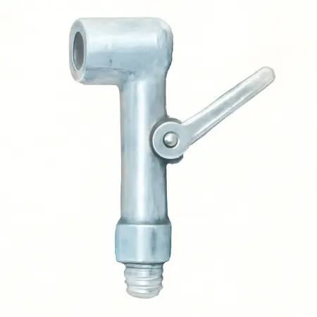 Water color illustrative image of a generic Tire Chuck with Lock-On Lever