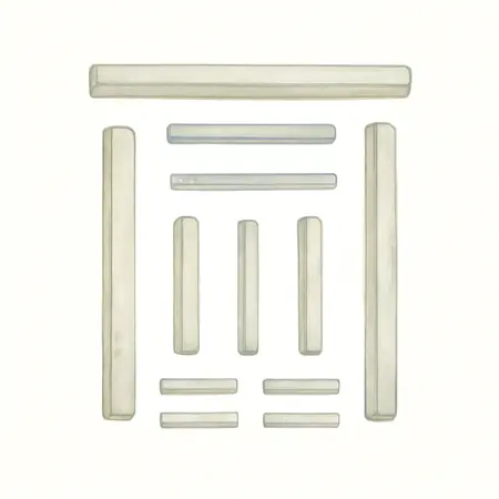 Water color illustrative image of a generic Titanium Trim Kit for Series 3 72 in. Top Chest