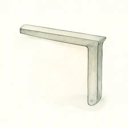 Water color illustrative image of a generic Titanium Trim Kit for Series 3 72 in. Work Center Hutch