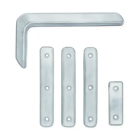 Water color illustrative image of a generic Titanium Trim Kit for Series 3 End Cabinet