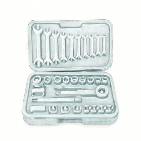 Water color illustrative image of a generic Tool Set, 53 Piece