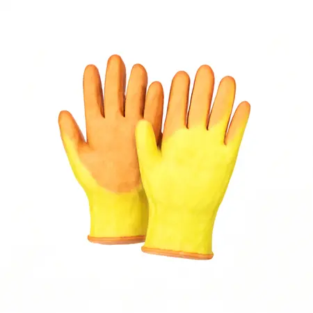 Water color illustrative image of a generic Touchscreen Hi-Vis Polyurethane Coated Work Gloves, X-Large