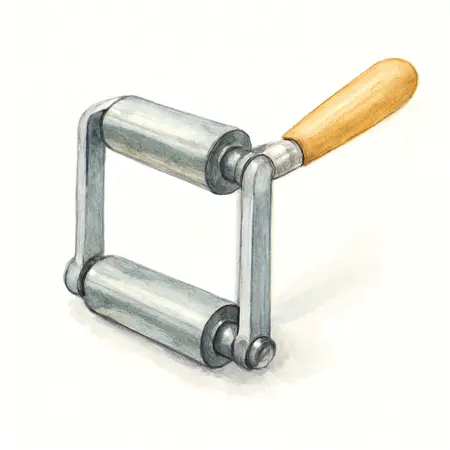 Water color illustrative image of a generic 24-1/2 in. Round Handle Tubing Roller