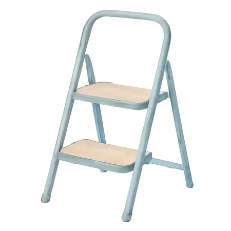 Water color illustrative image of a generic Two-Step Steel Stool