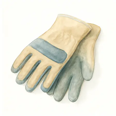 Water color illustrative image of a generic Ultra Durable Mechanics Gloves, X-Large