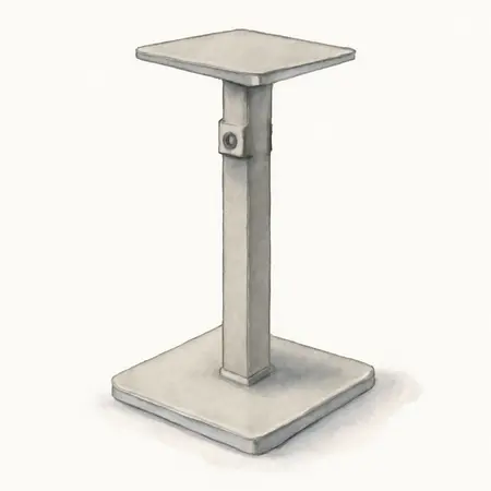 Water color illustrative image of a generic Universal Bench Grinder Stand