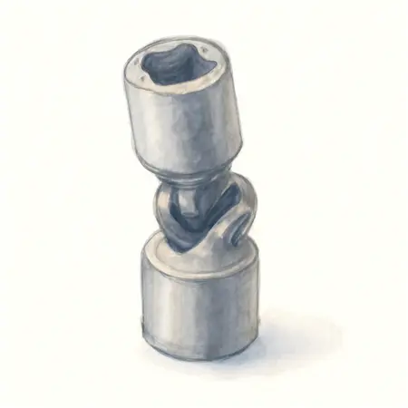 Water color illustrative image of a generic Universal Impact Joint Socket Adapter Set, 2 Piece