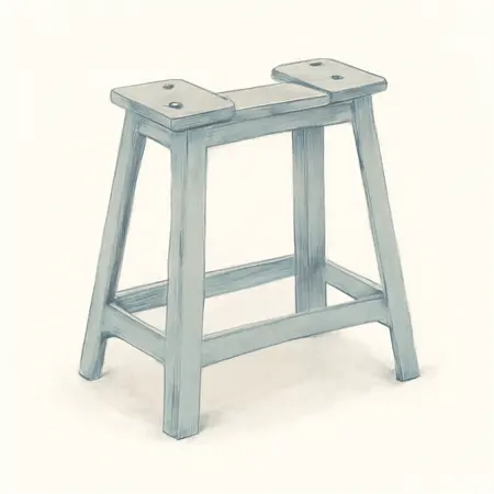 Water color illustrative image of a generic Universal Lathe Stand