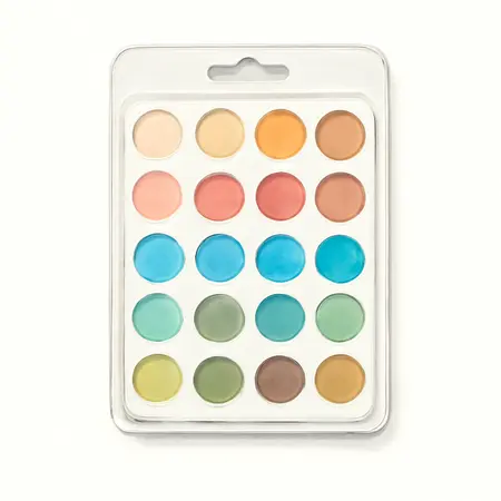 Water color illustrative image of a generic Universal Paint System Refill Pack, 30 Piece