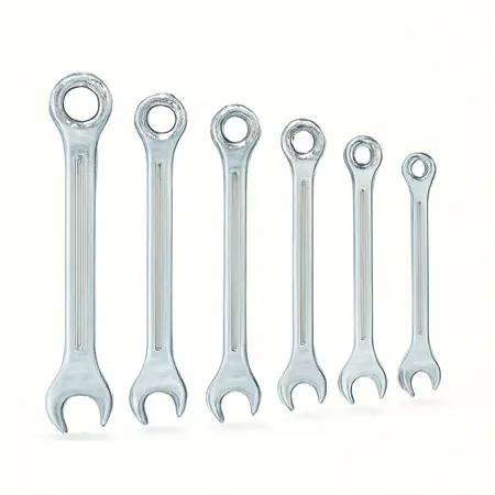 Water color illustrative image of a generic Universal SAE Combination Wrench Set, 7 Pc.