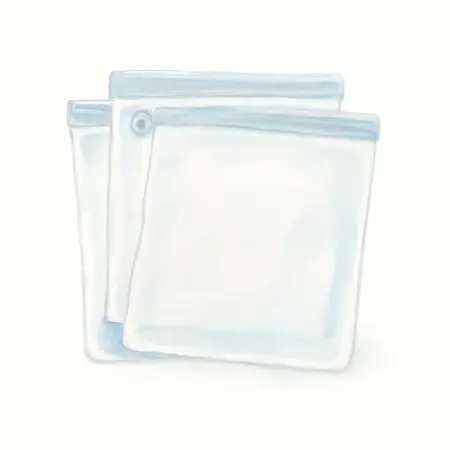 Water color illustrative image of a generic Reusable Vacuum Storage Bags, 3 Pack
