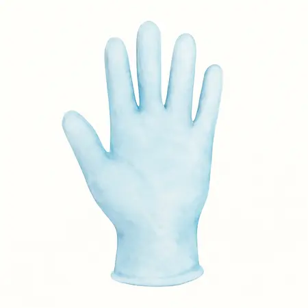Water color illustrative image of a generic Vinyl Gloves 100 Pc  Large