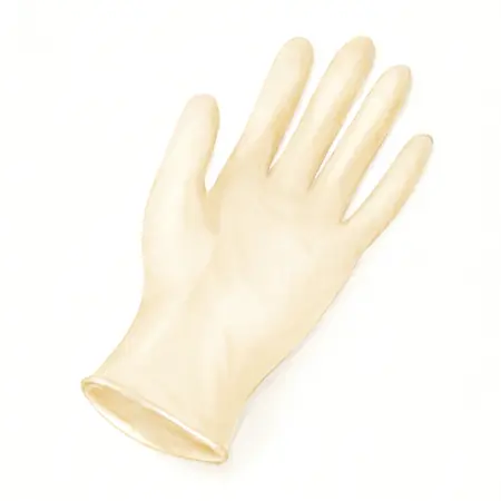Water color illustrative image of a generic Vinyl Gloves 100 Pc  Medium