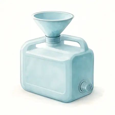 Water color illustrative image of a generic PITTSBURGH Waste Oil Storage Container