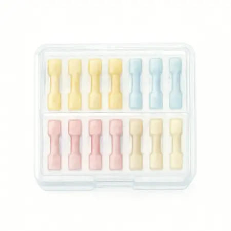 Water color illustrative image of a generic Watertight Heat-Shrink Butt Connector Assortment, 30 Pc.