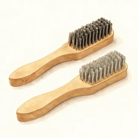 Water color illustrative image of a generic Welding Brush Set, 2 Piece