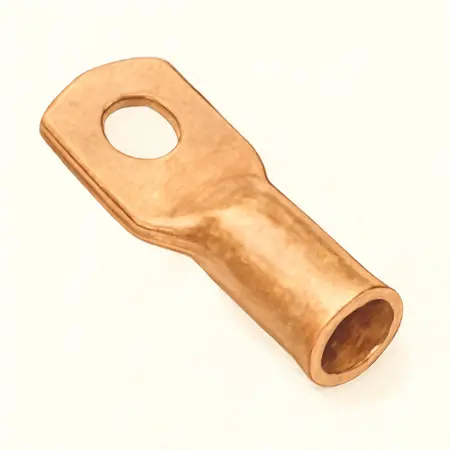 Water color illustrative image of a generic CHICAGO ELECTRIC Welding Cable Lugs - #2 AWG, 1/2 in. Stud, 2 Piece