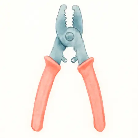 Water color illustrative image of a generic Wire and Cable Stripper