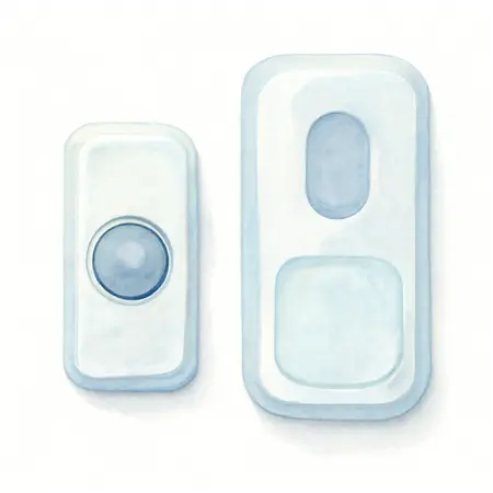 Water color illustrative image of a generic Wireless Doorbell