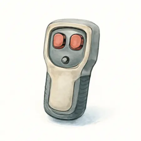 Water color illustrative image of a generic Wireless Winch Remote