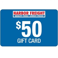 $50 Harbor Freight Gift Card